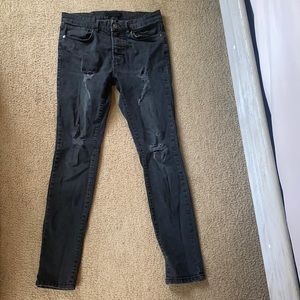 forever 21 black skinny jeans